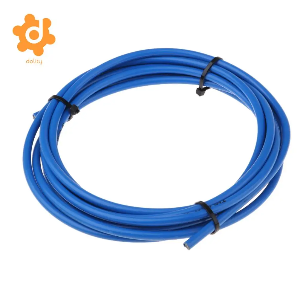 Blue 9,7 футов/рулон для горной дороги, Велосипедный тормозной кабель, запасной провод, крышка для трубки, защита 5 мм Диаметр - Цвет: Blue