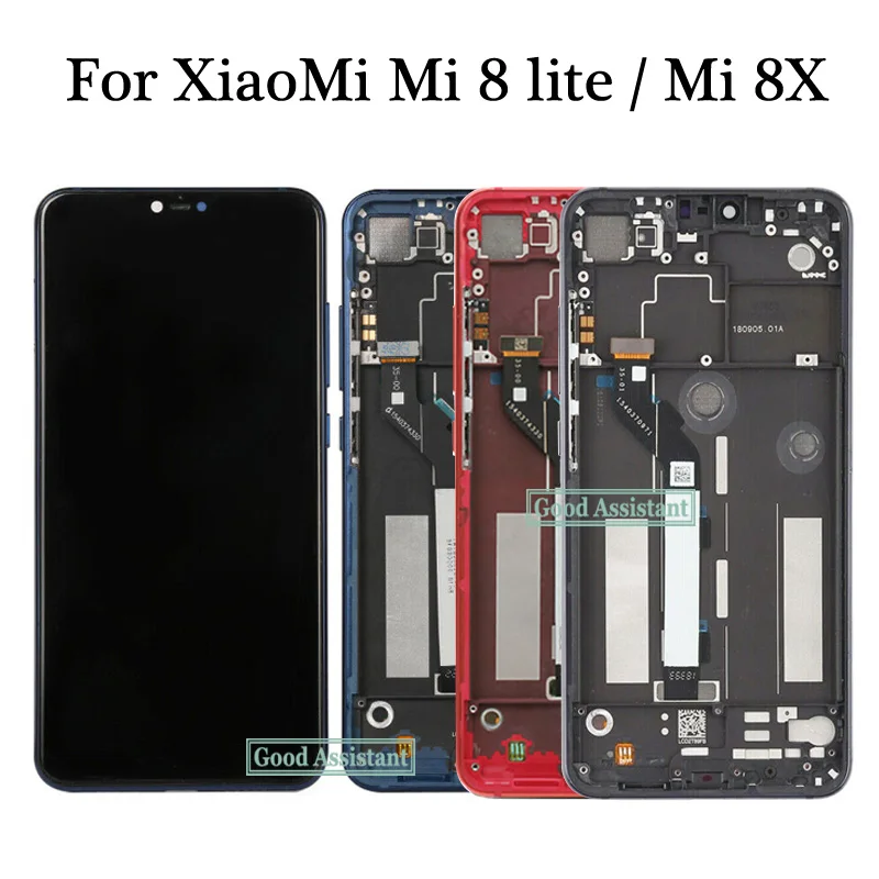 ЖК дисплей и дигитайзер сенсорного экрана в сборе экран 6 26 дюйма для XiaoMi Mi 8 lite mi