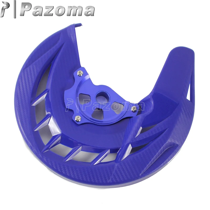 Pazoma МОТОЦИКЛ синий передний тормозной диск Защитная крышка для Yamaha YZ250F YZ250FX YZ450F