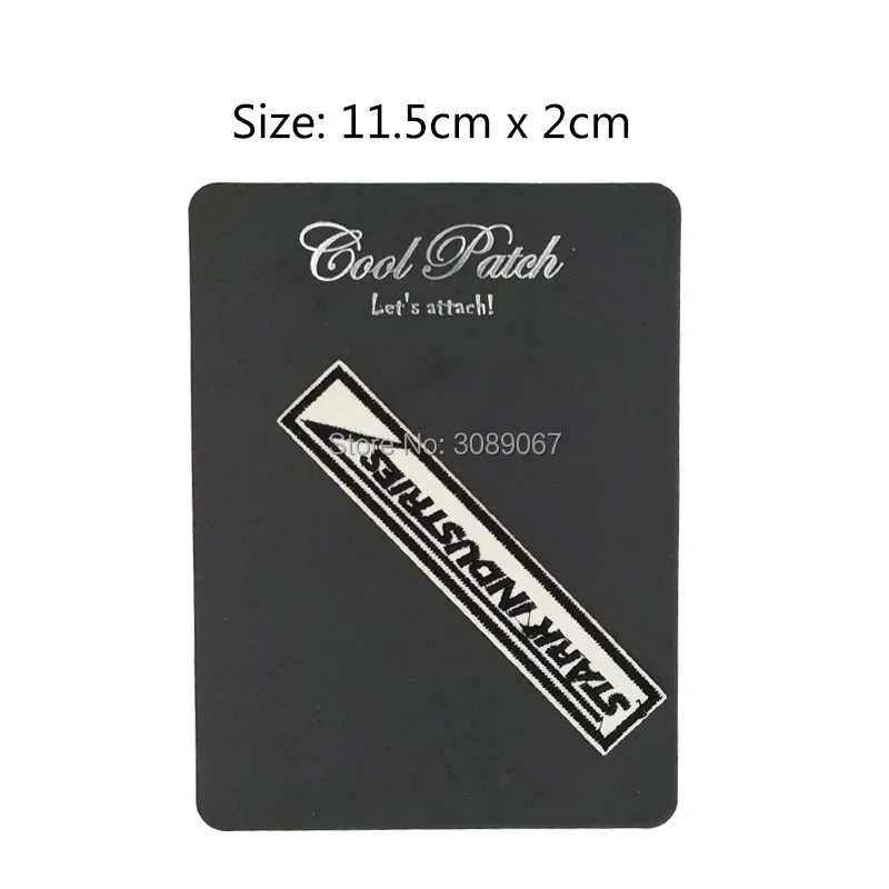 Старк INDUSTRIES форма для персонала фильм куртка патч ТВ плёнки ретро шить