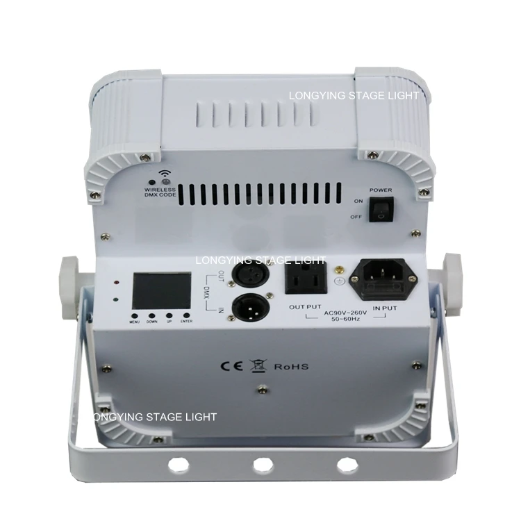 Бесплатная доставка 2 шт./лот 9x18 Вт 6 в 1 RGBWA УФ аккумулятор DMX512 встроенный 4G
