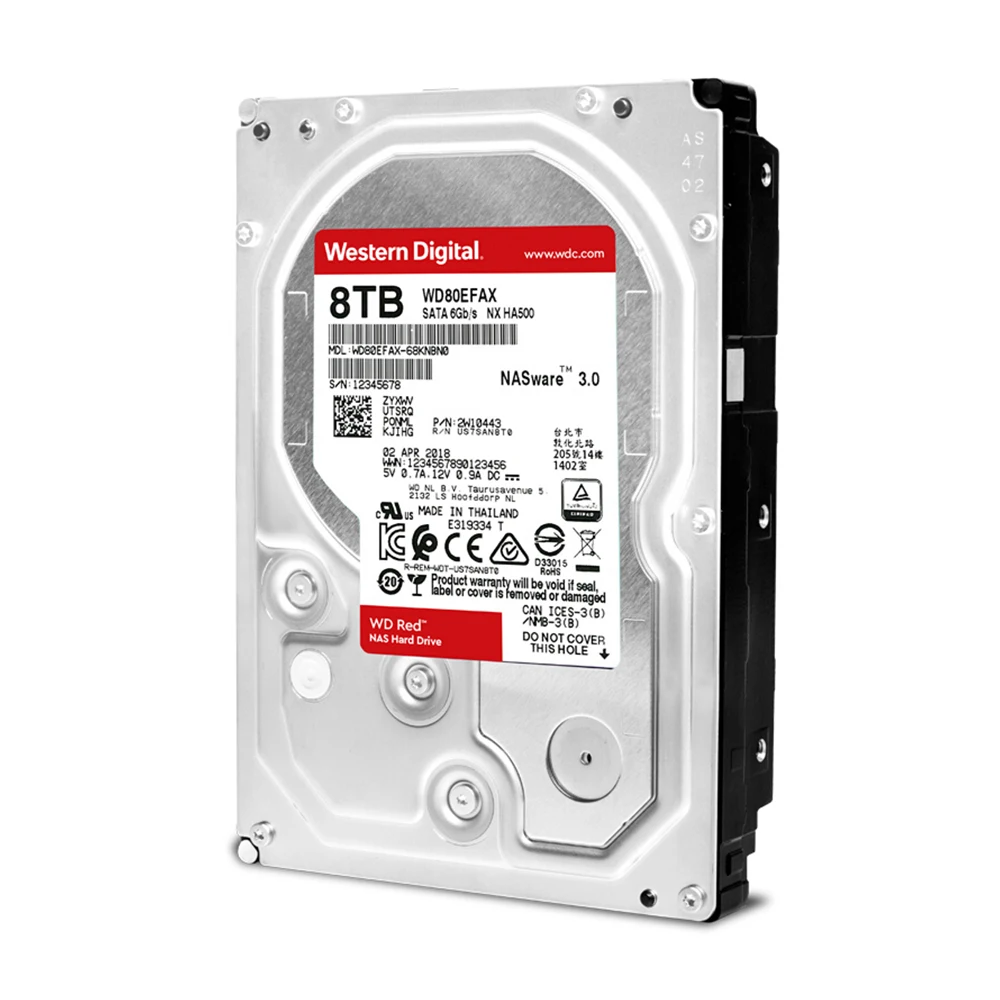 Диск WD RED Pro на 8 ТБ сетевое хранилище для жестких дисков 3 5 дюйма NAS красный 7200