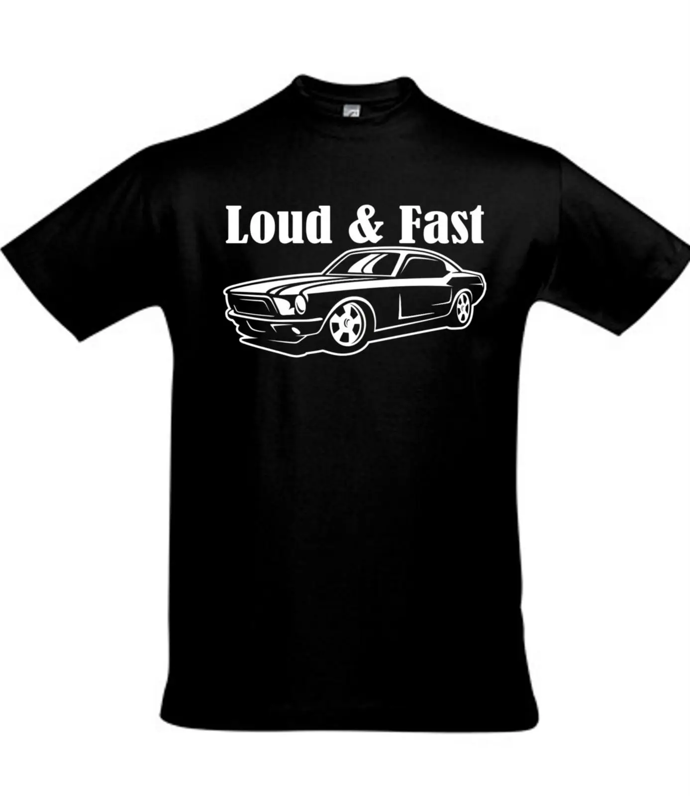 Летняя модная популярная футболка Oldtimer Loud and Fast oldschool US Muscle Car V8 Винтажная