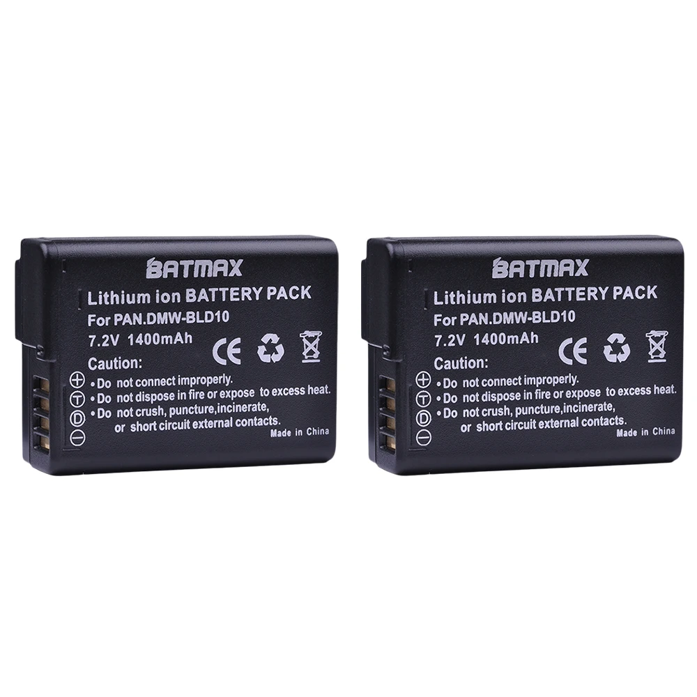 2 шт. 1400 мАч DMW-BLD10E DMW BLD10E BLD10 BLD10PP Батарея + Зарядное устройство для Panasonic Lumix dmc-gx1gk GX1