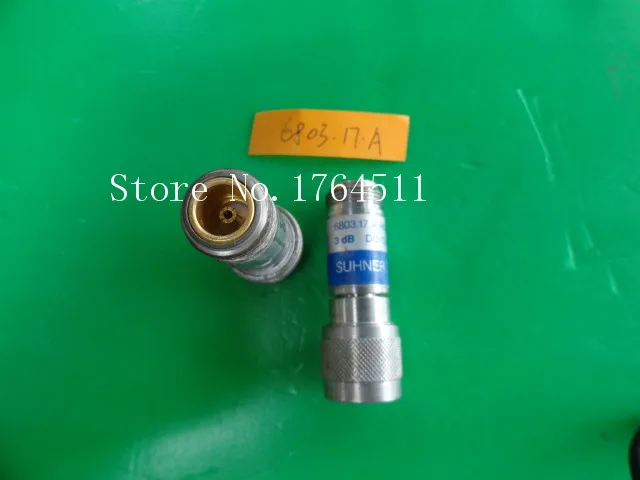 [BELLA] H + S 6803 17. A DC 12.4GHz 3 дБ 2 Вт N коаксиальный Фиксированный аттенюатор|attenuation