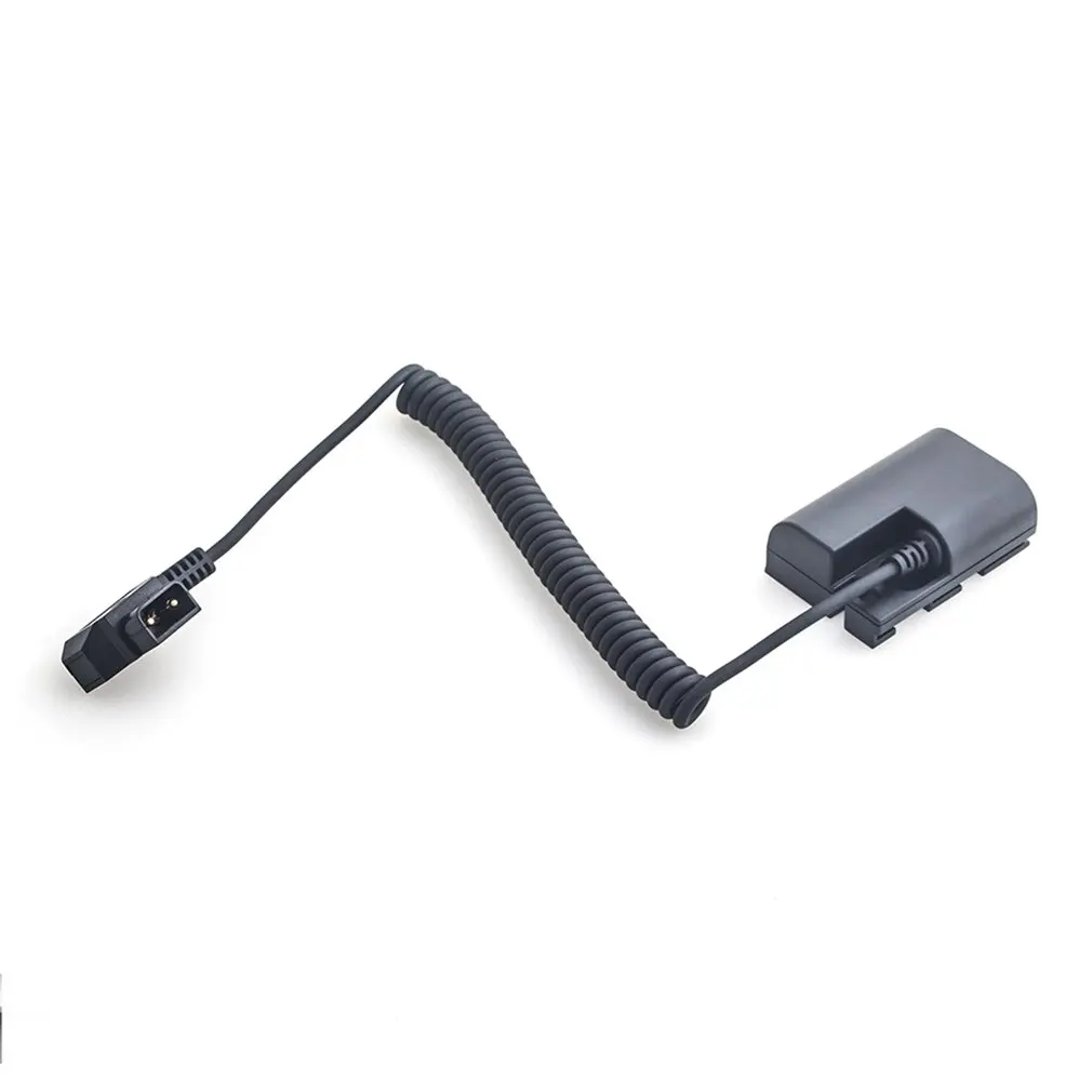 D-Tap для LP-E6 пустышка батарея адаптер питания спиральный кабель для Canon Малый HD 501/502 702 монитор черный