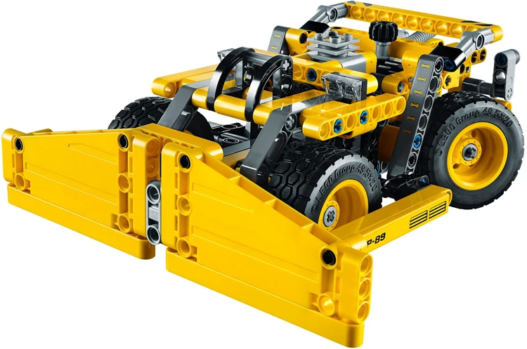 Decool 3363 TECHNIC 2 в 1 горнодобывающие грузовики колесный бульдозер сборные