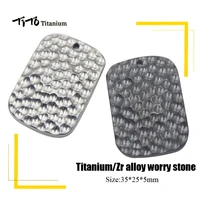 tito edc titanium zr alloy lotus stone or worry stones palm tip of the finger toys pocket multi tool not titanium spinner
