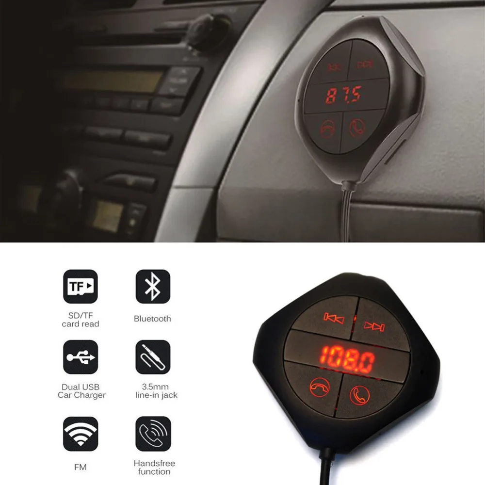EGizmo USB автомобильный fm передатчик MP3 плеер Магнитная гарнитура беспроводная