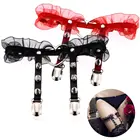 Пояс для чулок женский кружевной из искусственной кожи, 1 шт., плотно прилегающие лямки