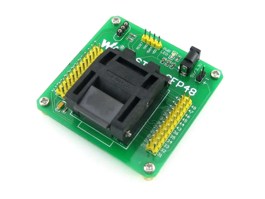 Программатор QFP48 LQFP48 STM8 STM8S IC тестовая розетка программатор Адаптер 0 5