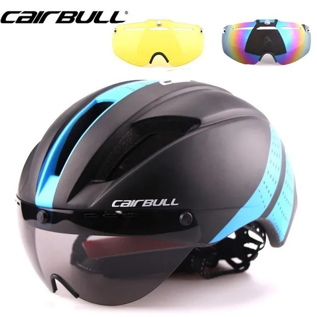 black blue 3 Aero glass велосипедный шлем для гоночного колеса, спортивный защитный шлем для езды на велосипеде, для мужчин, для скорости, Airo, тестовая версия, велосипедный шлем - Цвет: black blue