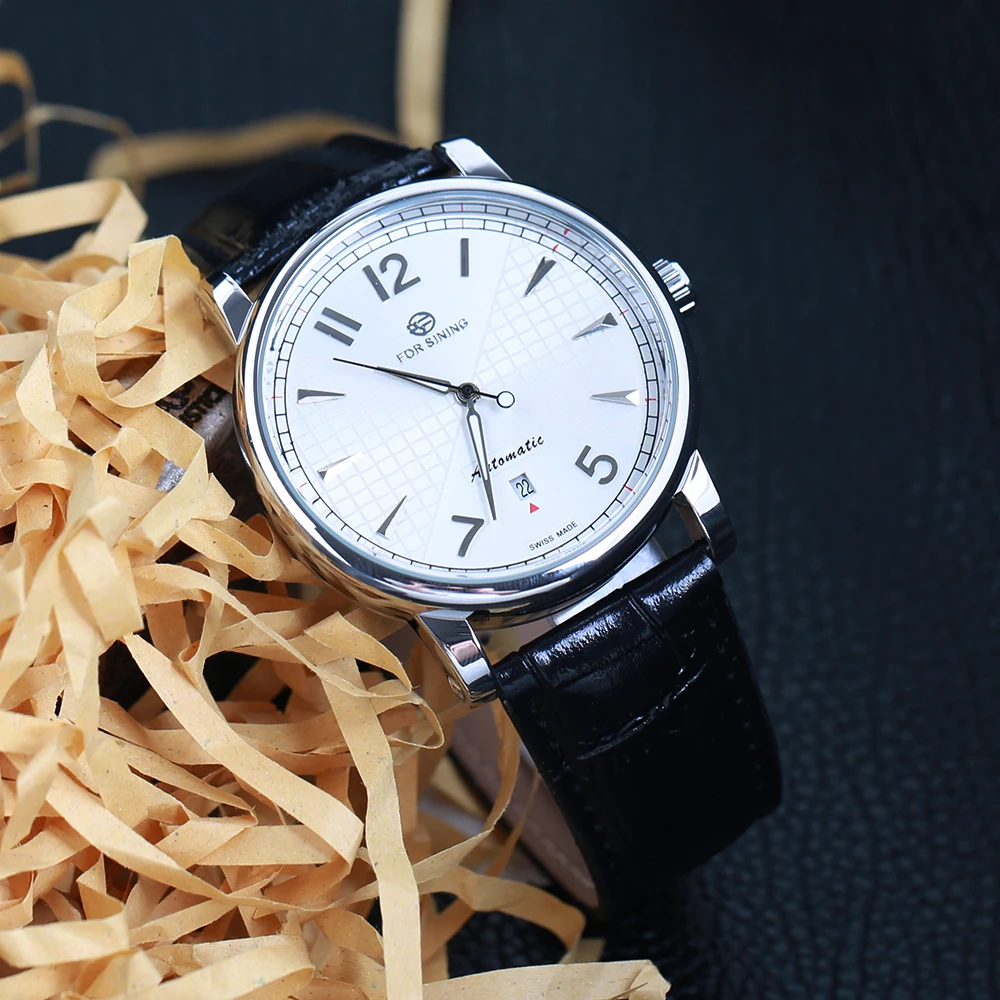 Часы наручные FORSINING Мужские механические модные брендовые Роскошные спортивные