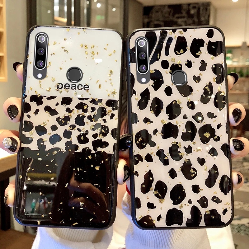 TRISEOLY для huawei P30 Pro Чехол роскошный золотой фольги Леопардовый Бампер Мягкий ТПУ