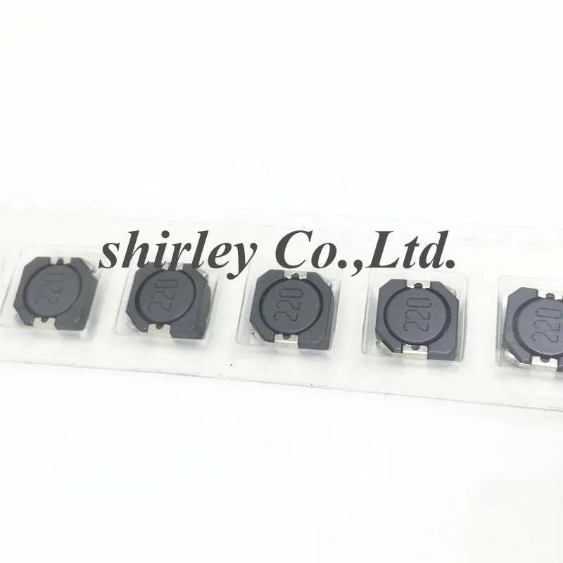 

Free shiiping 100pcs/lot SMD 10X10 Power Inductors 220 22UH Wire Wound Chip Shielded Inductor High Quality CDRH104R 10*10*4