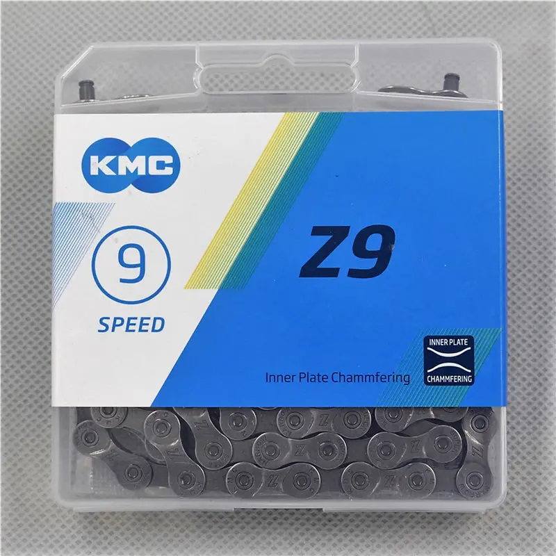 KMC Z9 KMC X9.93 цепь 9 18 27 скоростная горная велосипедная цепь, для велосипеда X9 MTB дорожный велосипед 116L цепи Z9 - Цвет: KMC Z9