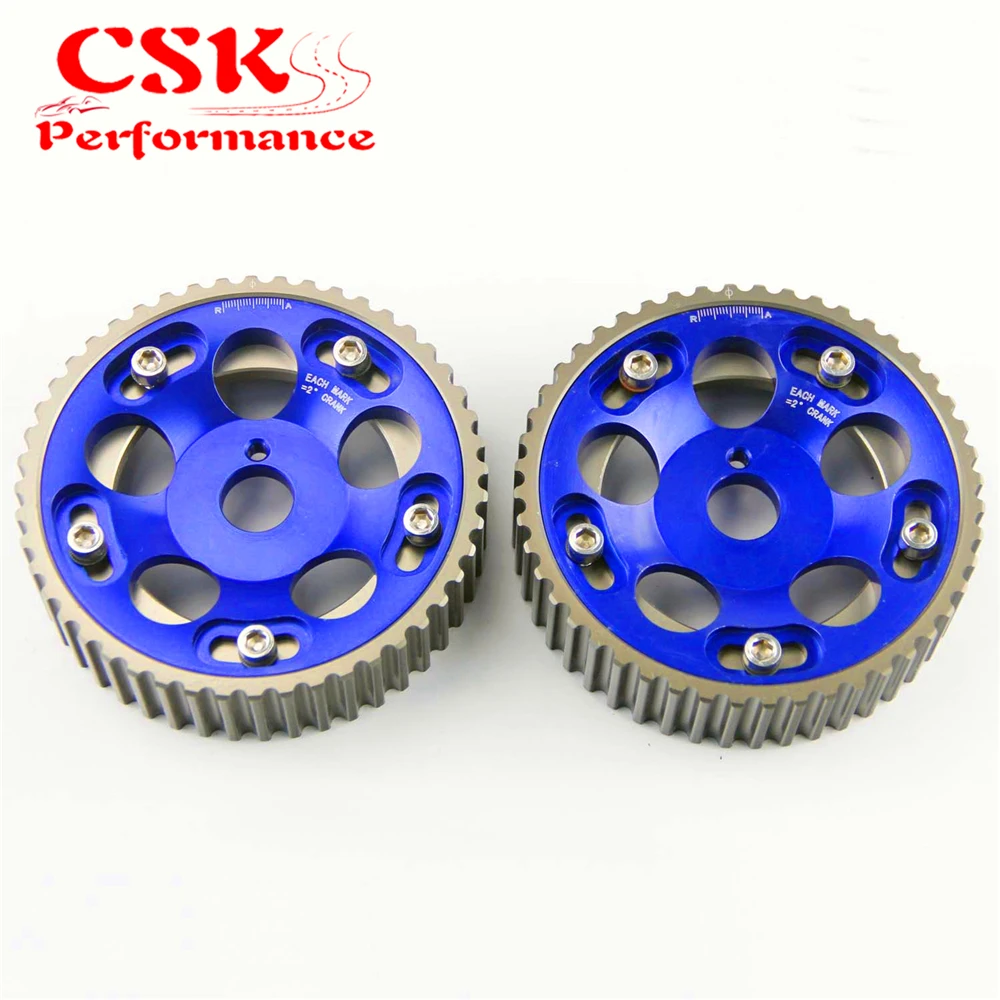 Комплект регулируемых кулачковых шестерен 2 шт. подходит для Toyota Supra 1JZ 1jgte 2JZ 2jzgte