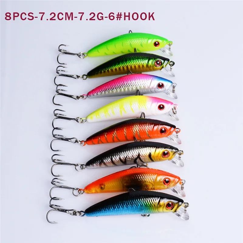 136Pcs New Leure De Peche Mixed Popper Minnow Soft VIB CrankBait Fishing Lures Set Worm Soft Lure Kit Jig Hooks Pesca In Box