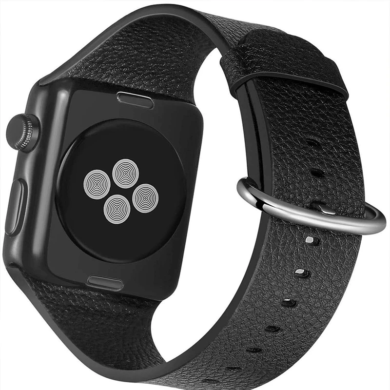 Ремешок из натуральной кожи для Apple Watch Band 4 5 44 мм 40 мм 42 мм 38 мм браслет для iwatch series 3 2 1 Аксессуары для часов