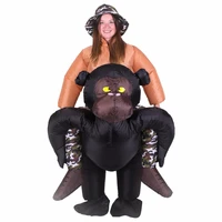 new halloween purim party clothes inflatable gorilla costume air blown ride on gorilla costumes carnival animal dress