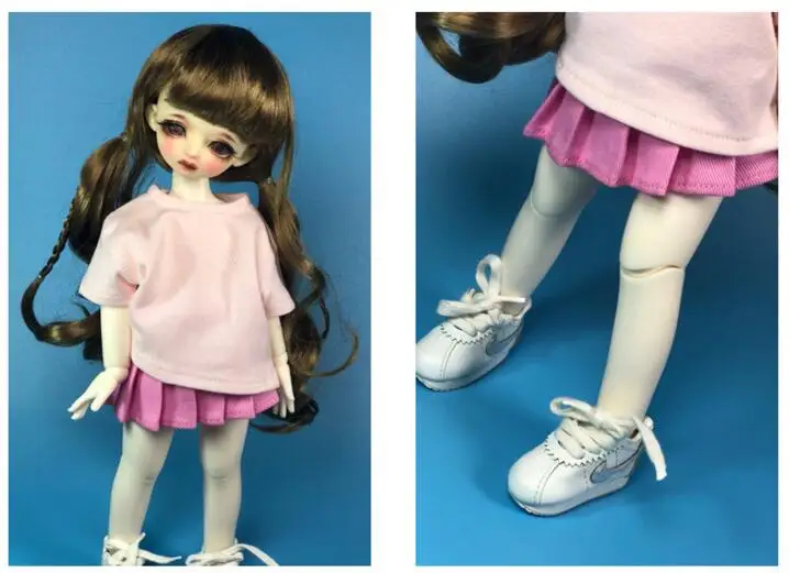 

B261 Blyth Doll clothes gift 1/6 bjd yosd dolls Accessories handmade colorful Classic college style pleated skirt 1pcs