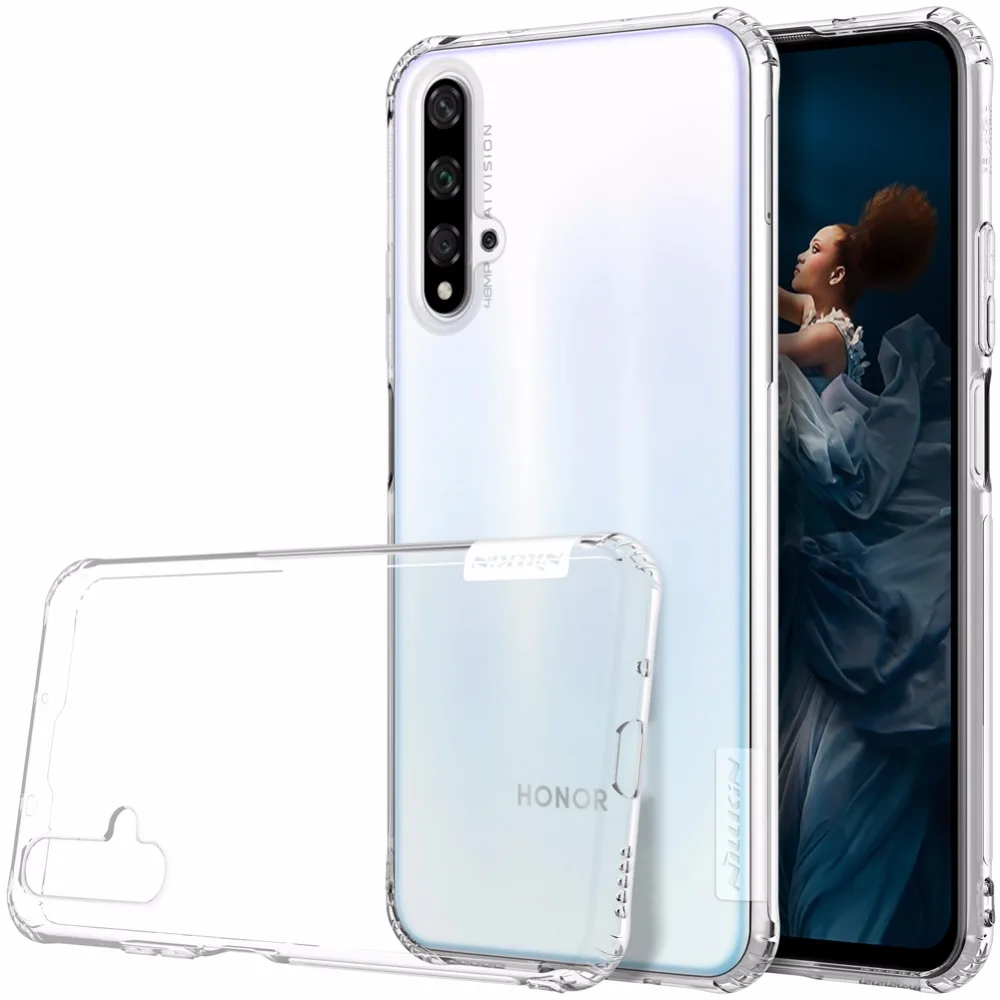 Чехол для huawei Honor 20 Pro NILLKIN Nature TPU прозрачный мягкий защитный чехол для Honor 20/20 Pro