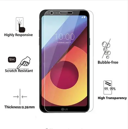 2 шт. в упаковке, 2 шт., закаленное стекло для LG Q6, Защитная пленка для экрана LG Q6 alpha Q6a Q 6 a M700, Защитное стекло для экрана