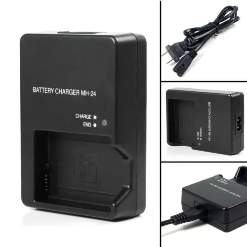 Сетевой Батарея Зарядное устройство для Nikon EN-EL14 EN-EL14a MH24 D5300 D5600 P7800 P7700 DF