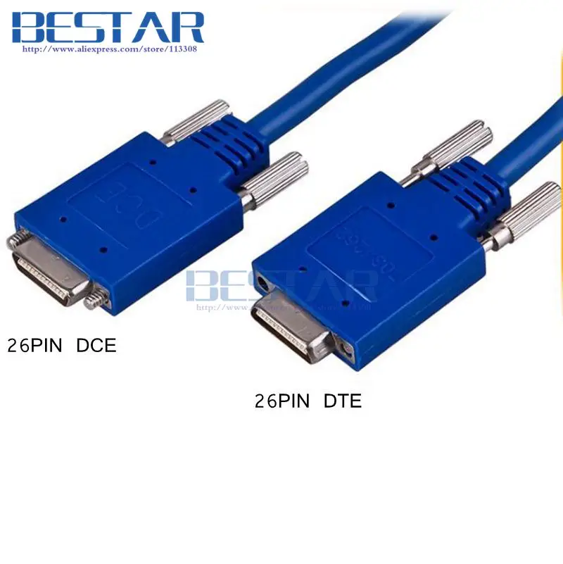 

CAB-SS-2626X 26pin DTE To 26 pin DCE Smart Serial cable 1m 3ft for Cisco Router WIC-2T, WIC-2A/S WAN Interface cards