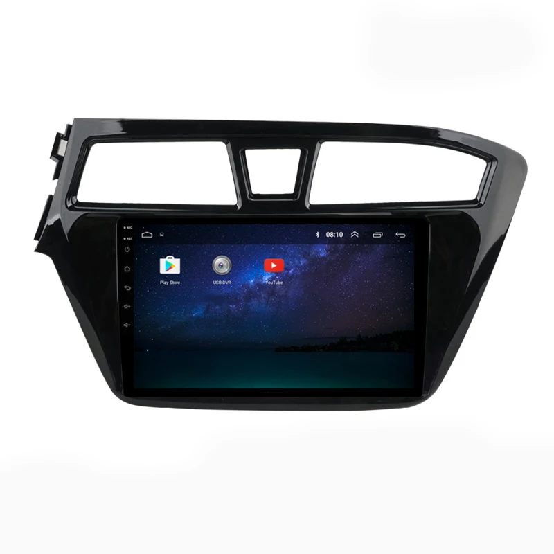 1" 2.5D ips Android 8,1 Автомобильный мультимедийный dvd-плеер gps для hyundai elite i20 аудио Радио стерео навигации
