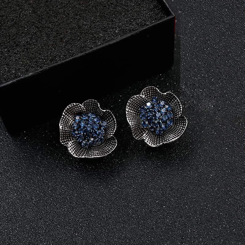 JZTOP New Cute Flower Earrings Vintage Daisies Big Stud For Woman Fashion Oorbellen Jewelry Gift | Украшения и аксессуары