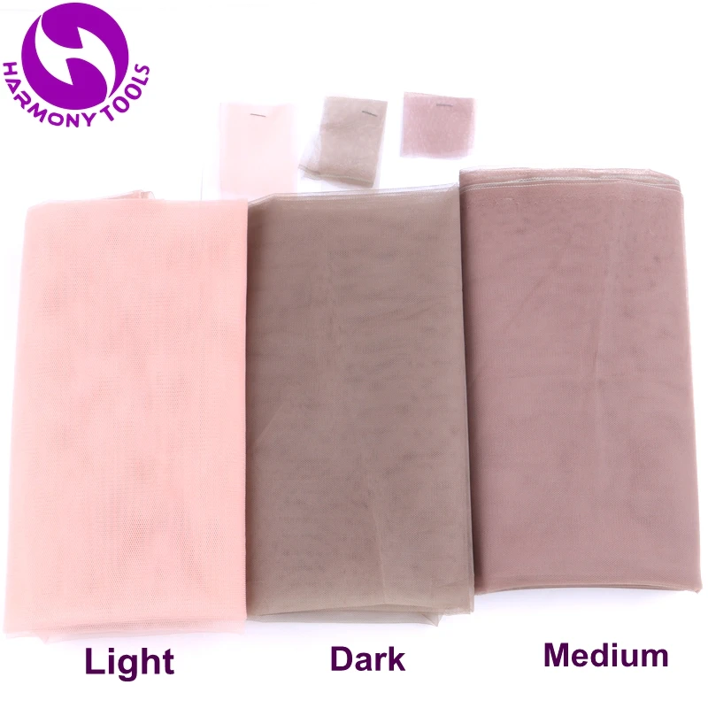 

HARMONY 2 Yard Lace Net Pattern Net for Making Wigs Toupee and Lace Closure Foundation Hair Accessories with 3 Colors Choice
