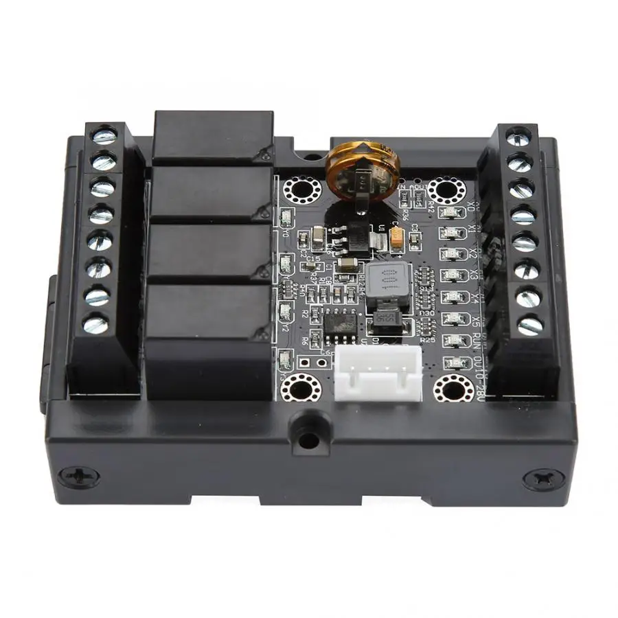 PLC промышленный релейный модуль FX1N-10MR Программируемый релейный модуль DC 12 В релейный модуль задержки с оболочкой