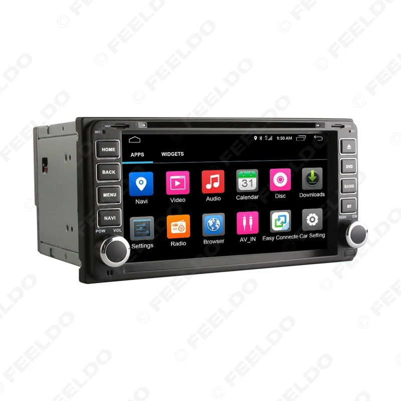 FEELDO 7 &quotAndroid 6 0 (64 бит) DDR3 2G/16G/4G LTE автомобильный DVD GPS Радио для Toyota Универсальный 2DIN