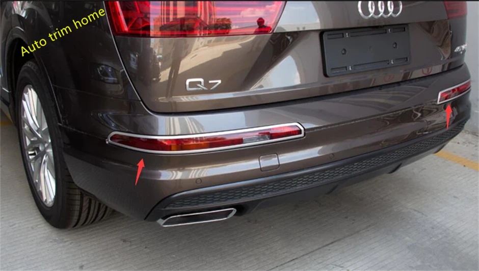 Фонари заднего бампера задние противотуманные фары обшивка 2 шт. для Audi Q7 S-line Sport