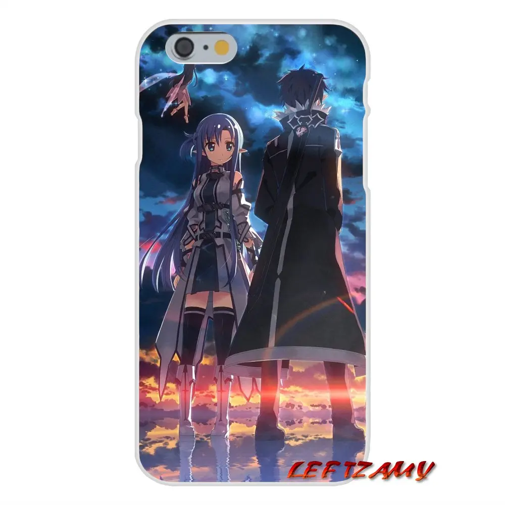 Sword Art Online SAO Anime Manga для iPhone X XR XS MAX 4 4S 5 5S 5C SE 6 6S 7 8 Plus ipod touch аксессуары чехол