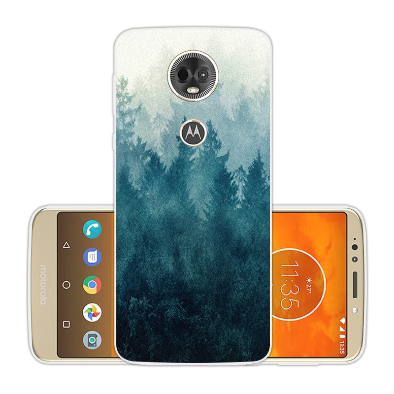 Мягкий силиконовый чехол 6 0 дюйма для Motorola E5 Plus тонкий из ТПУ телефона MOTO E5Plus