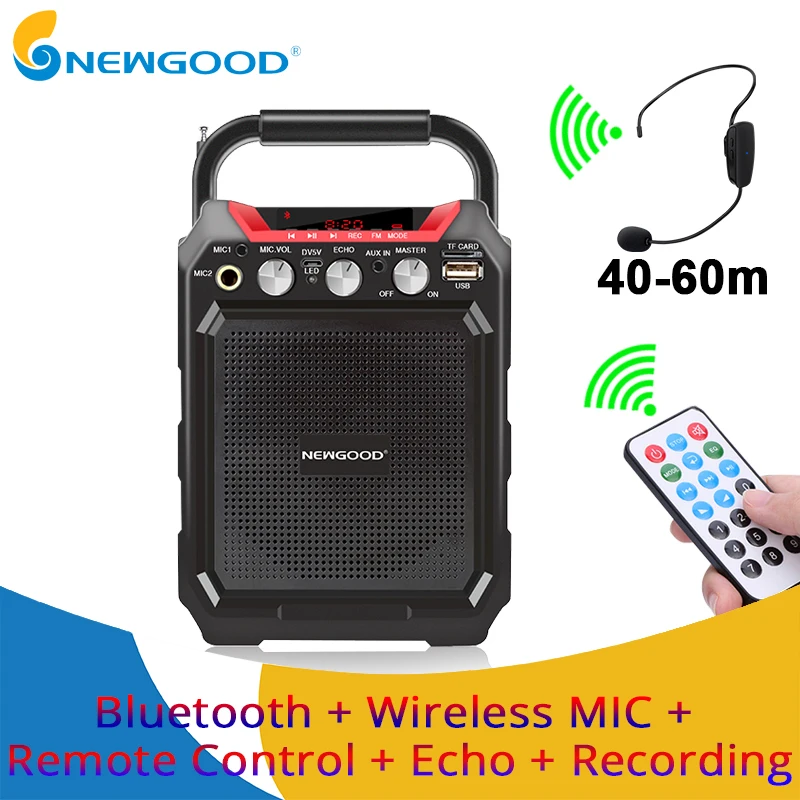 Bluetooth Колонка портативная с дистанционным управлением AUX FM TF|Портативные колонки|