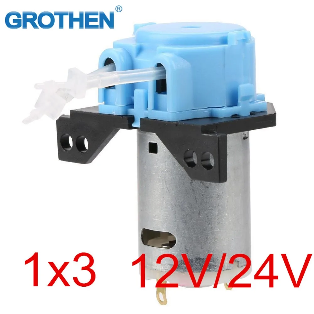 12 V/24 V Портативное мини перистальтический насос дозирующий насос для аквариума помпа по grothen