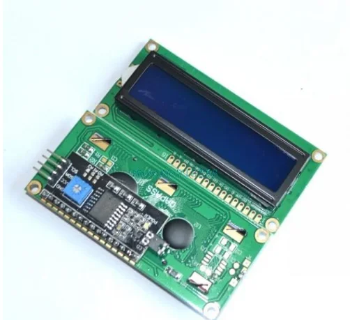 blue with iic 1 шт. модуль ЖКД синий зеленый экран IIC/igc 1602 для arduino 1602 lcd UNO r3 mega2560 lcd 1602 - Цвет: blue with iic
