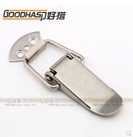 

10Pcs High Quality DK1205-SS Stainless Steel Spring Toggle Latch Catch For Cases Boxes Chests Lock (90*33.5)