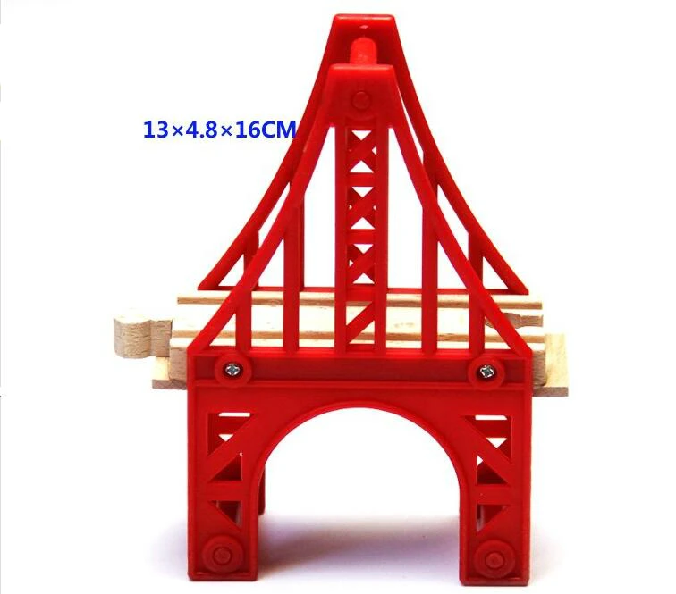 tower bridge EDWONE-1 шт. Томас деревянный поезд трек железнодорожные аксессуары все различные виды мостов для поезда Томас Биро - Цвет: tower bridge