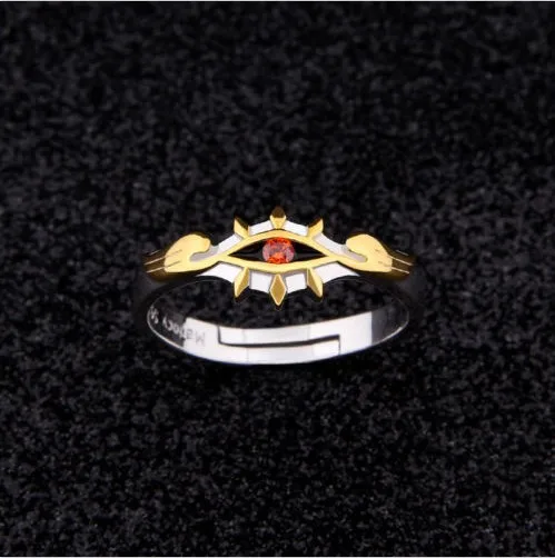 Code Geass Lelouch vi Britannia King Anime Adjustable Sterling Silver Ring #7 | Украшения и аксессуары