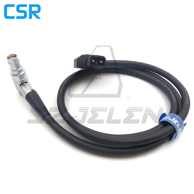 DTAP до 90 градусов локоть разъем 4pin Женский для камеры Canon C300/C200 Mark2 кабель