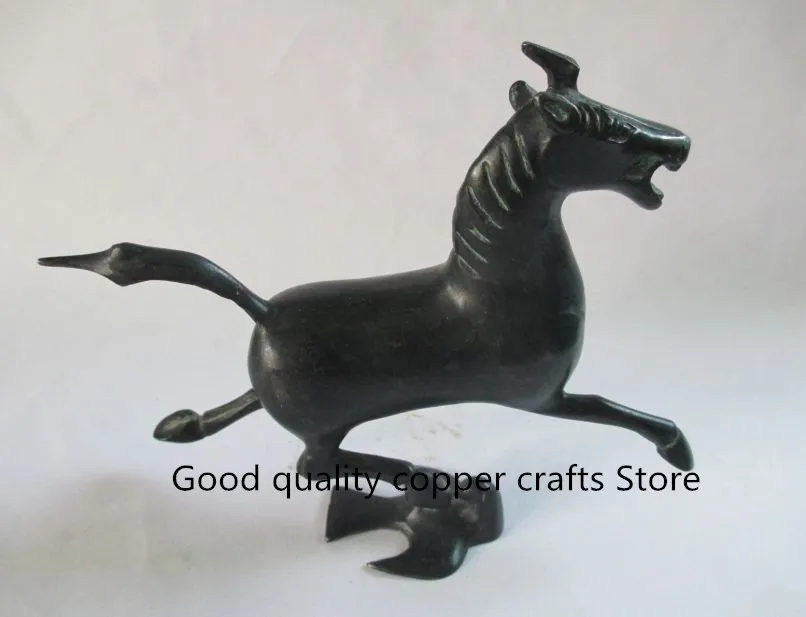 

Chinese archaize bronze The horse stepped the swallow statue