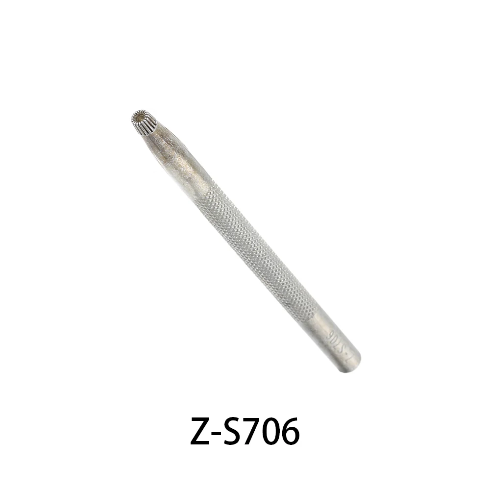 Z-S706 20 стилей металлического кожаного рабочего седла, инструменты для изготовления резьбы по коже, штампы для рукоделия, штамповки из кожи - Цвет: Z-S706