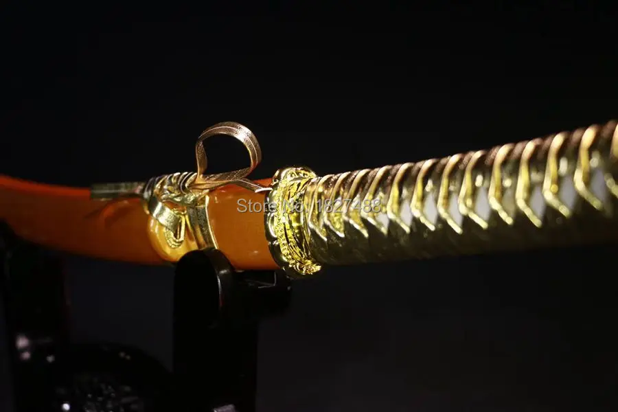Ручная ковка пружинное стальное лезвие гибкий Wakizashi бритва острый японский