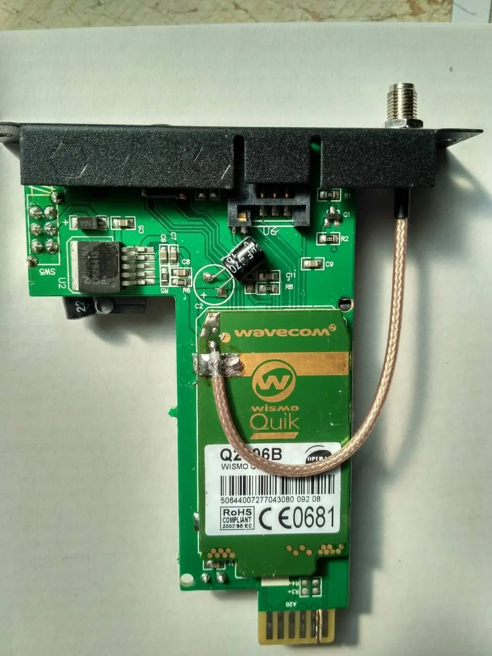 Модемный пул разъем Wavecom Q2406b gsm модем PCB плата|modem pool|wavecom modemgsm modem |