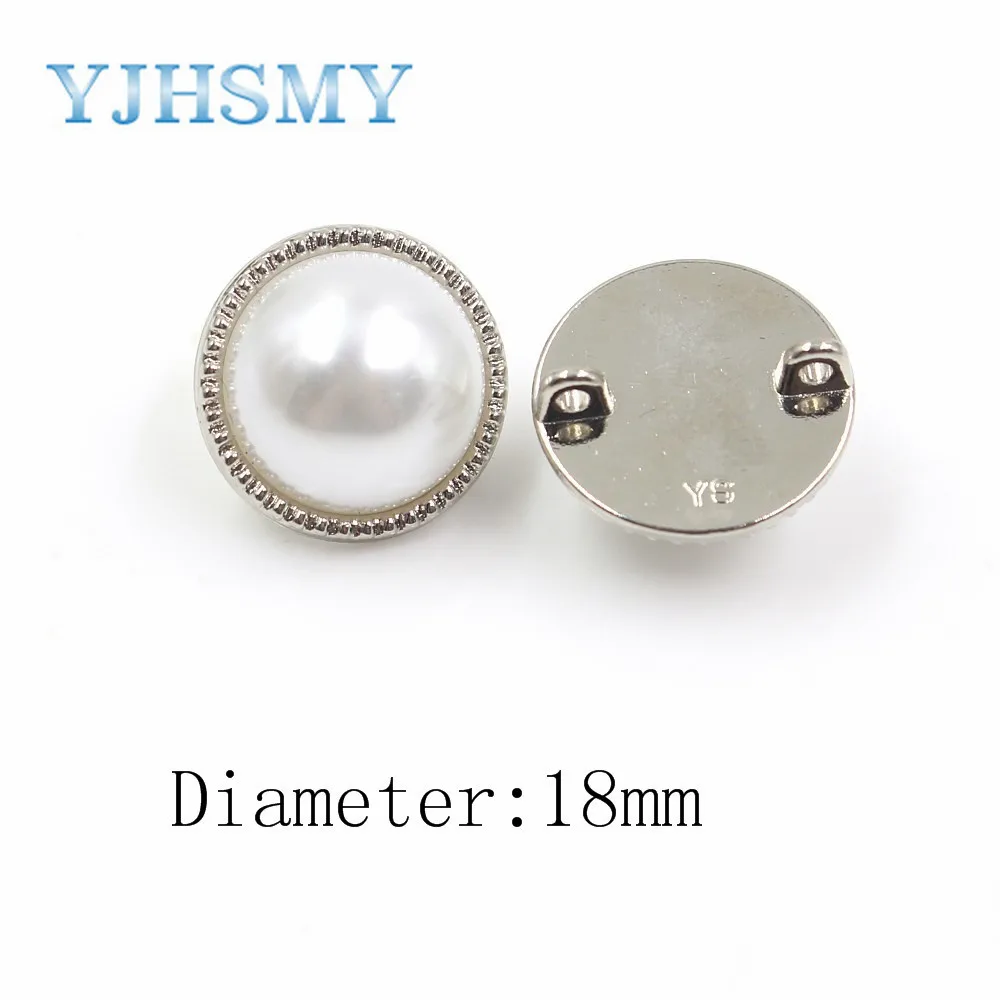 YJHSMY A 19512 550 10 шт./лот 18/20/23/25 мм Качественные акриловые Плюс Металлические