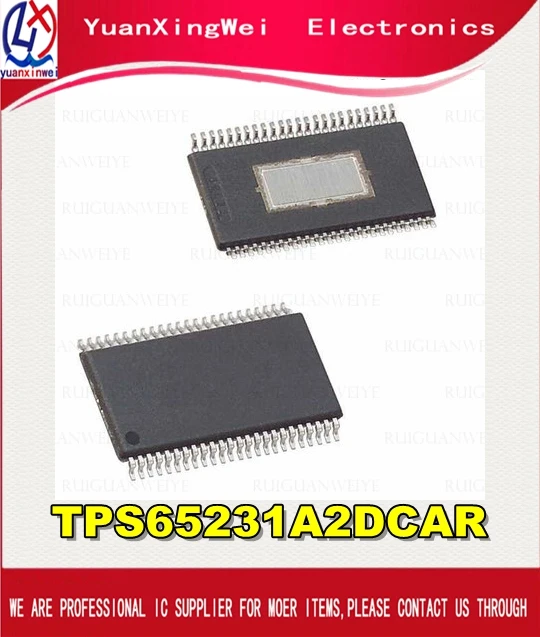 Бесплатная доставка 5 шт./лот TPS65231A2DCAR TPS65231 TPS65231A2 IC PWR MGMT TRIPLE VOUT 48htssop|Запасные части|
